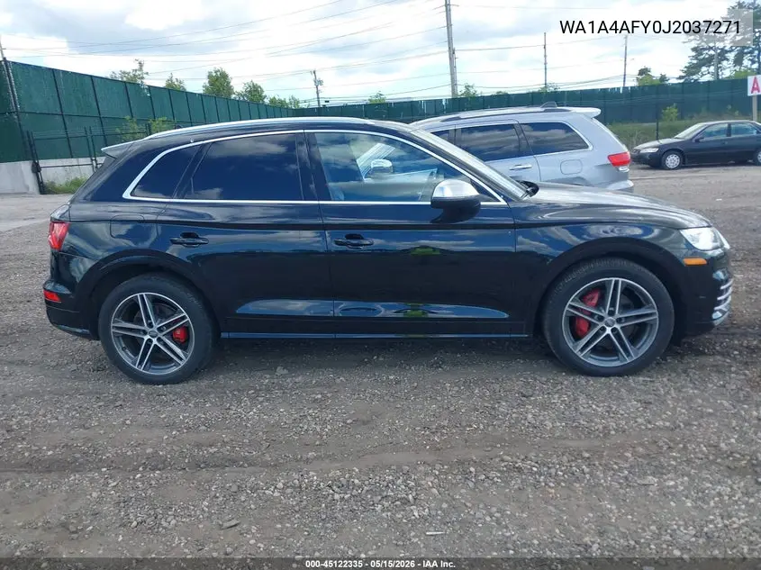 2018 Audi Sq5 3.0T Premium Plus VIN: WA1A4AFY0J2037271 Lot: 45122335