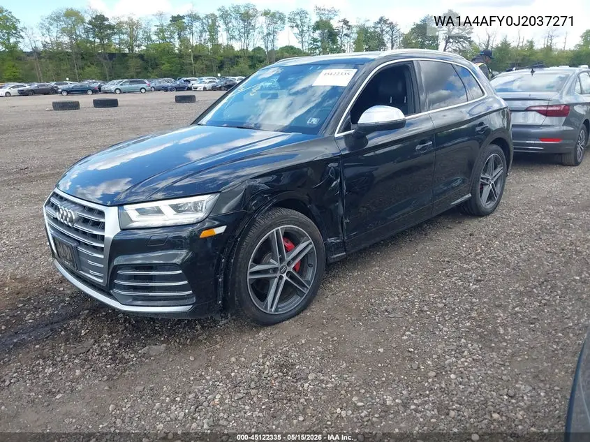 2018 Audi Sq5 3.0T Premium Plus VIN: WA1A4AFY0J2037271 Lot: 45122335