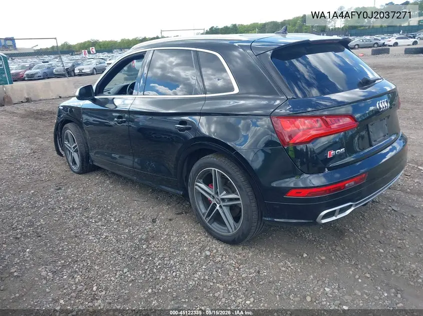 2018 Audi Sq5 3.0T Premium Plus VIN: WA1A4AFY0J2037271 Lot: 45122335