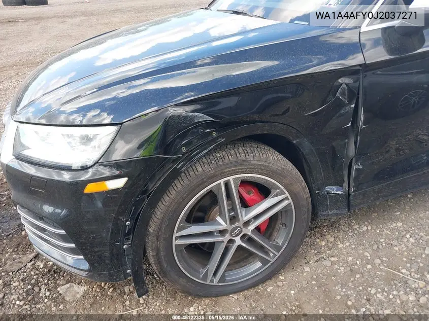 2018 Audi Sq5 3.0T Premium Plus VIN: WA1A4AFY0J2037271 Lot: 45122335