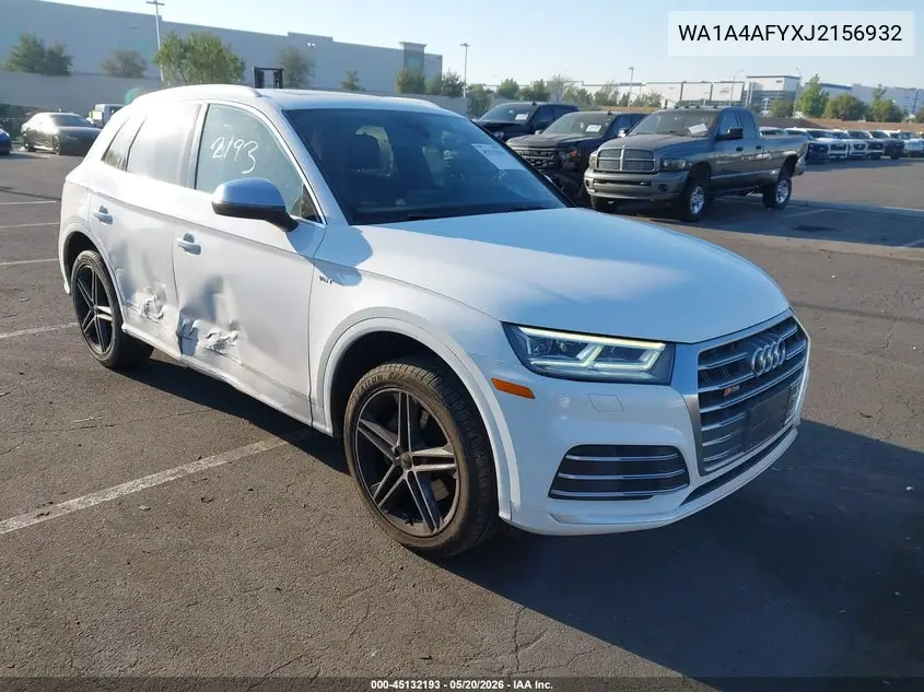 2018 Audi Sq5 3.0T Premium Plus VIN: WA1A4AFYXJ2156932 Lot: 45132193