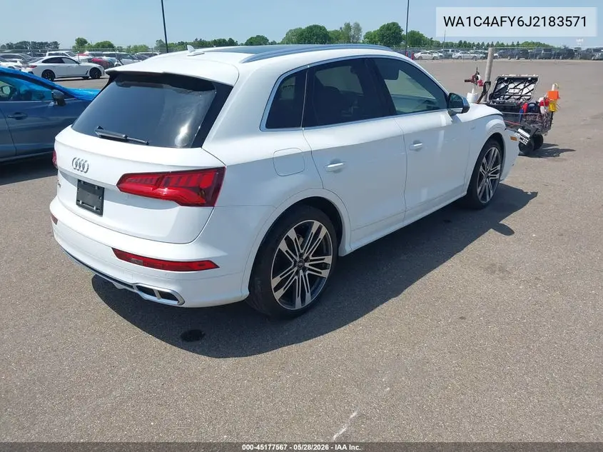 2018 Audi Sq5 3.0T Premium Plus VIN: WA1C4AFY6J2183571 Lot: 45177567