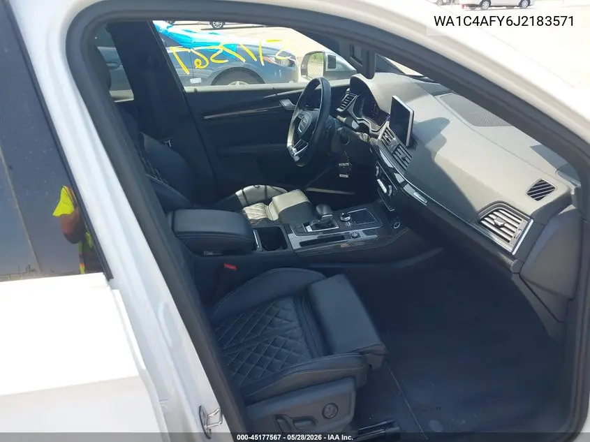 2018 Audi Sq5 3.0T Premium Plus VIN: WA1C4AFY6J2183571 Lot: 45177567