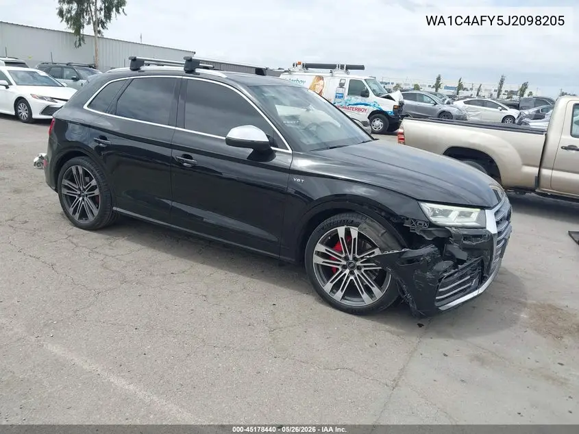 2018 Audi Sq5 3.0T Premium Plus VIN: WA1C4AFY5J2098205 Lot: 45178440
