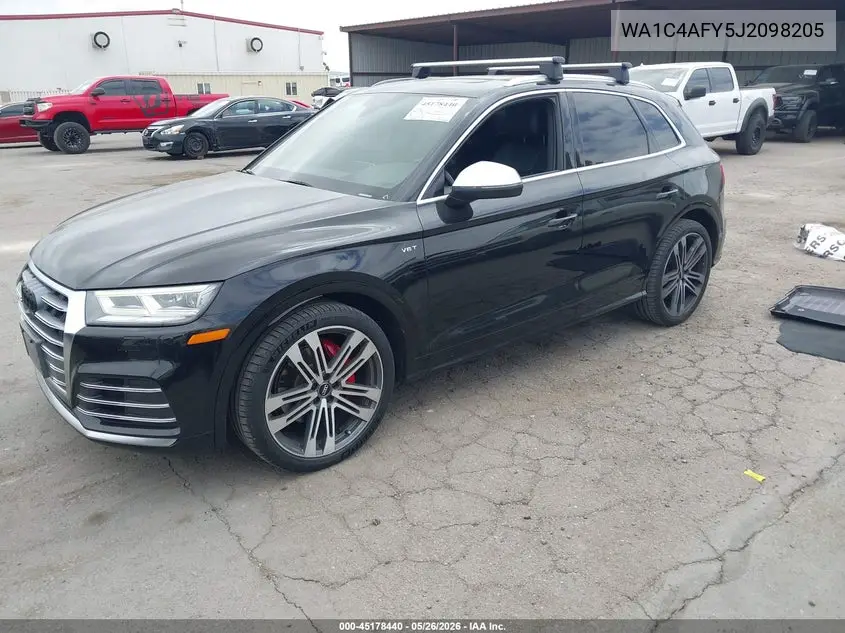 2018 Audi Sq5 3.0T Premium Plus VIN: WA1C4AFY5J2098205 Lot: 45178440