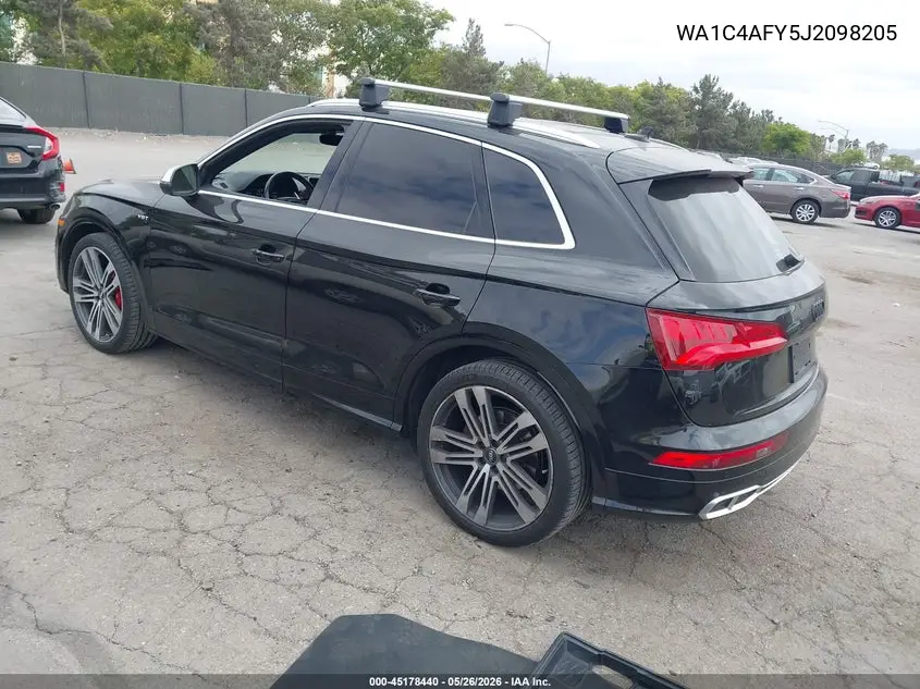2018 Audi Sq5 3.0T Premium Plus VIN: WA1C4AFY5J2098205 Lot: 45178440