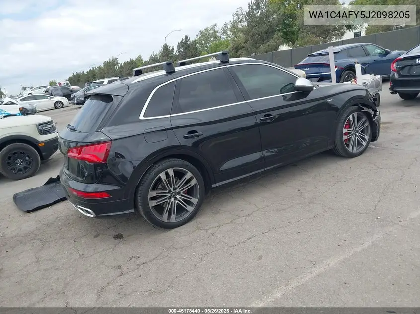 2018 Audi Sq5 3.0T Premium Plus VIN: WA1C4AFY5J2098205 Lot: 45178440