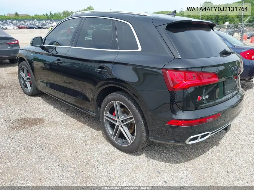 2018 Audi Sq5 3.0T Premium Plus VIN: WA1A4AFY0J2131764 Lot: 45208577