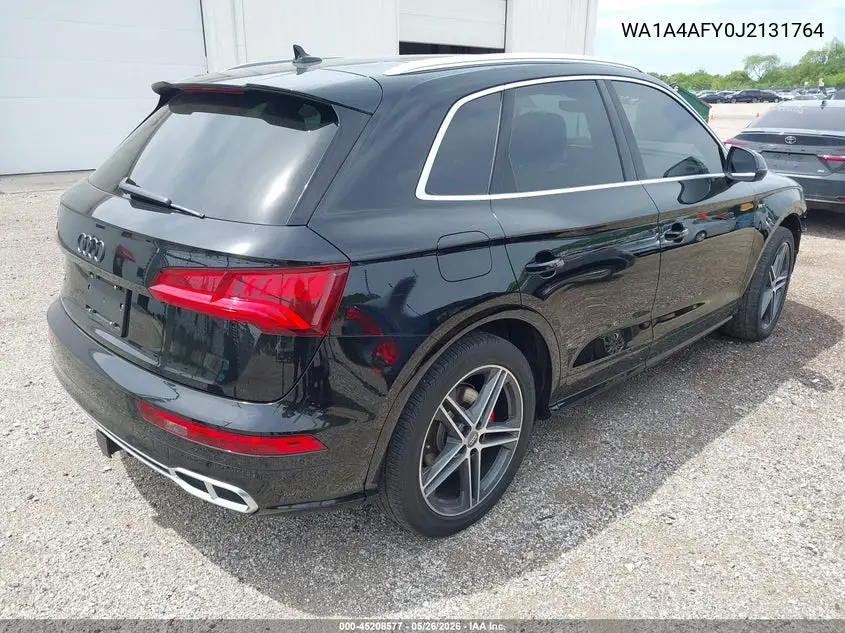 2018 Audi Sq5 3.0T Premium Plus VIN: WA1A4AFY0J2131764 Lot: 45208577