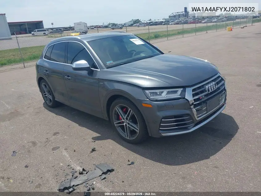 2018 Audi Sq5 3.0T Premium Plus VIN: WA1A4AFYXJ2071802 Lot: 45224379