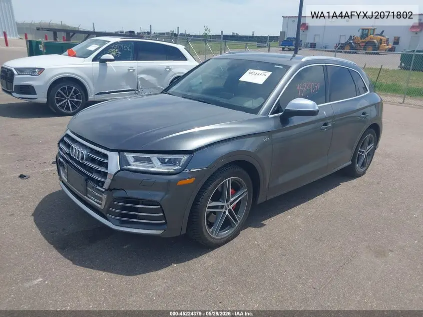2018 Audi Sq5 3.0T Premium Plus VIN: WA1A4AFYXJ2071802 Lot: 45224379