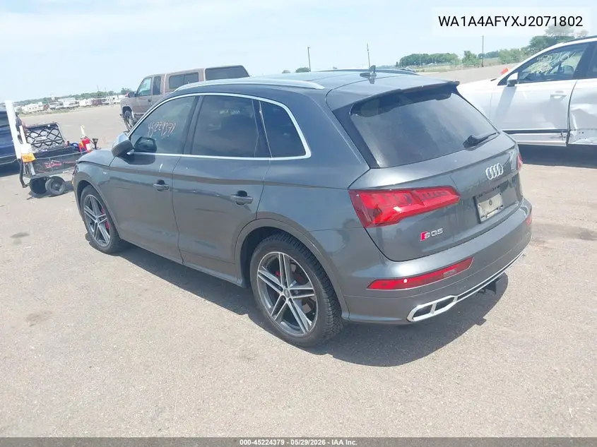 2018 Audi Sq5 3.0T Premium Plus VIN: WA1A4AFYXJ2071802 Lot: 45224379