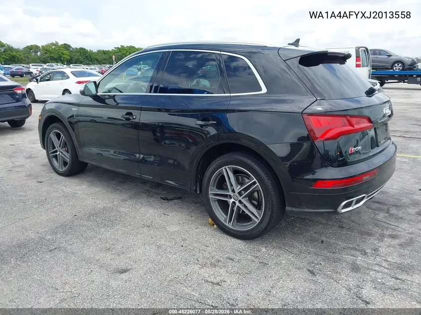 2018 Audi Sq5 3.0T Premium Plus VIN: WA1A4AFYXJ2013558 Lot: 45226077