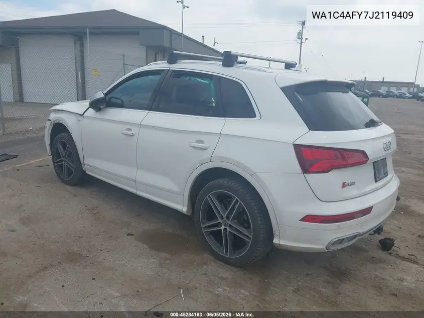 2018 Audi Sq5 3.0T Premium Plus VIN: WA1C4AFY7J2119409 Lot: 45284163