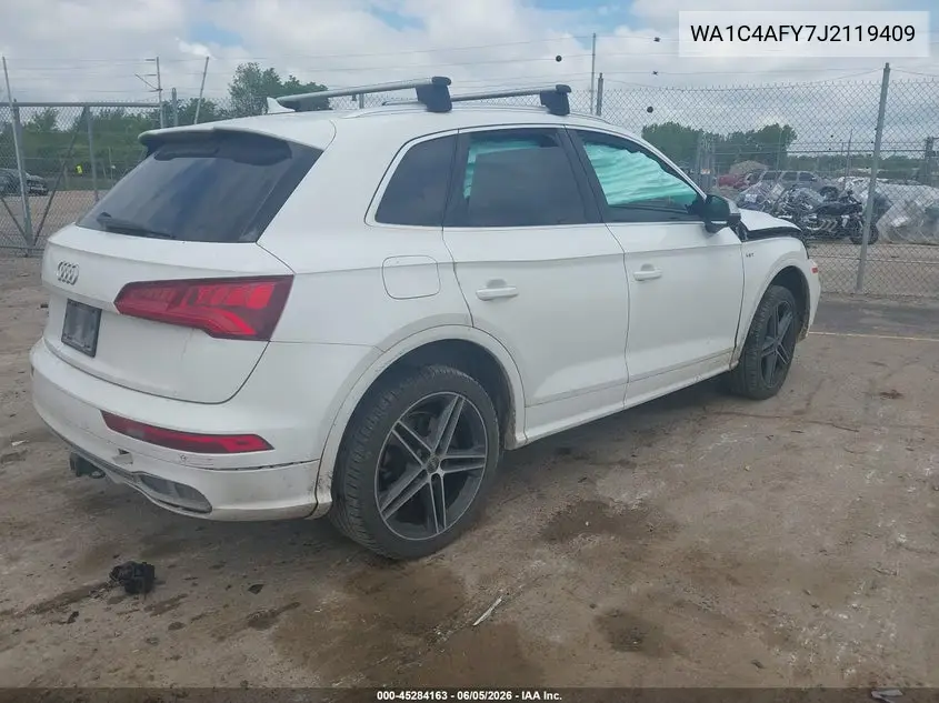 2018 Audi Sq5 3.0T Premium Plus VIN: WA1C4AFY7J2119409 Lot: 45284163