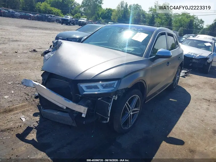 2018 Audi Sq5 3.0T Premium Plus VIN: WA1C4AFY0J2223319 Lot: 45396720