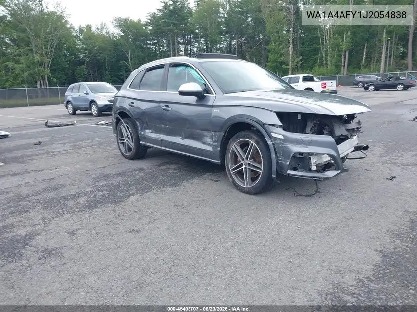2018 Audi Sq5 3.0T Premium Plus VIN: WA1A4AFY1J2054838 Lot: 45403707