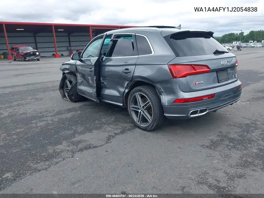 2018 Audi Sq5 3.0T Premium Plus VIN: WA1A4AFY1J2054838 Lot: 45403707