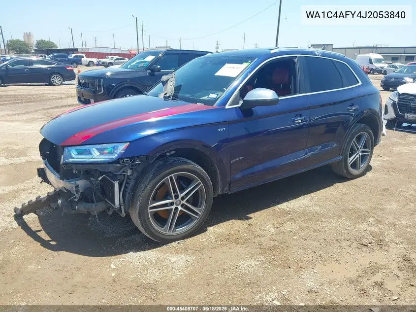 2018 Audi Sq5 3.0T Premium Plus VIN: WA1C4AFY4J2053840 Lot: 45408707
