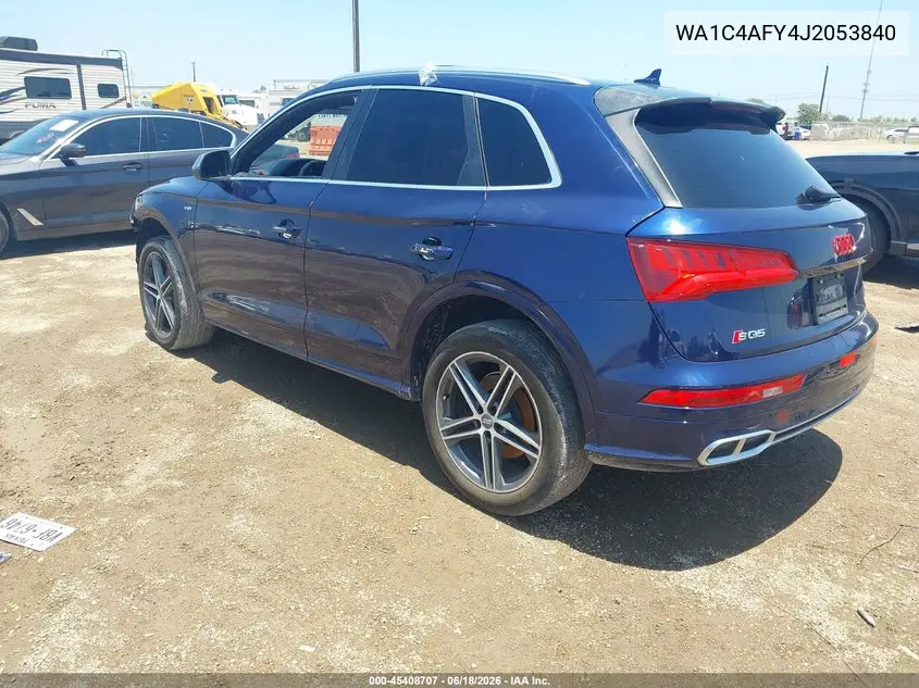 2018 Audi Sq5 3.0T Premium Plus VIN: WA1C4AFY4J2053840 Lot: 45408707