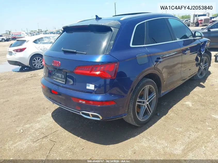 2018 Audi Sq5 3.0T Premium Plus VIN: WA1C4AFY4J2053840 Lot: 45408707