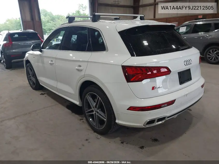 2018 Audi Sq5 3.0T Premium Plus VIN: WA1A4AFY9J2212505 Lot: 45462696
