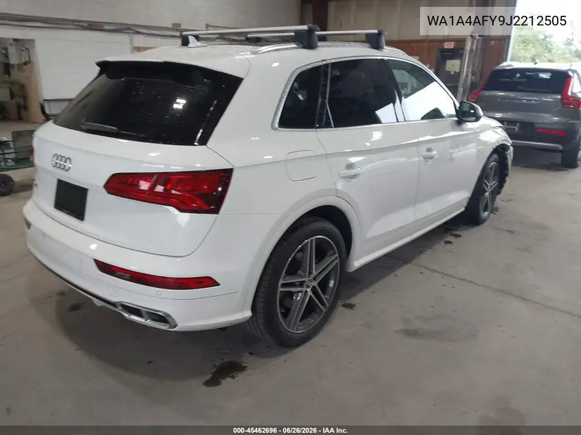 2018 Audi Sq5 3.0T Premium Plus VIN: WA1A4AFY9J2212505 Lot: 45462696