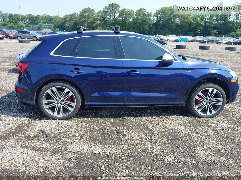 2018 Audi Sq5 3.0T Premium Plus VIN: WA1C4AFY6J2041897 Lot: 45506994