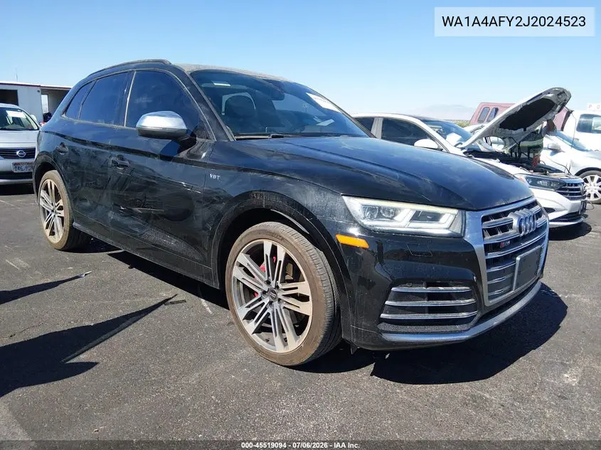 2018 Audi Sq5 3.0T Premium Plus VIN: WA1A4AFY2J2024523 Lot: 45519094