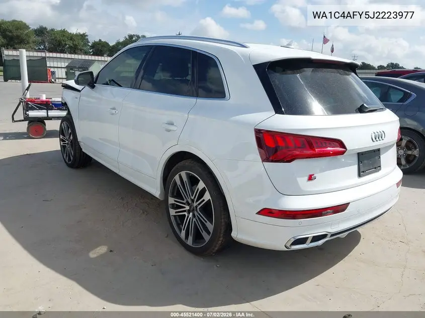 2018 Audi Sq5 3.0T Premium Plus VIN: WA1C4AFY5J2223977 Lot: 45521400