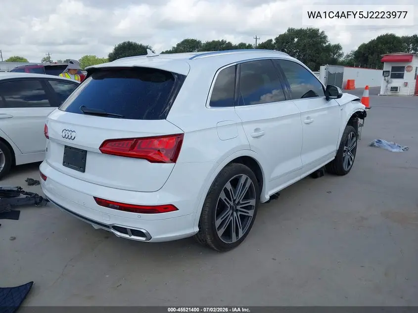 2018 Audi Sq5 3.0T Premium Plus VIN: WA1C4AFY5J2223977 Lot: 45521400