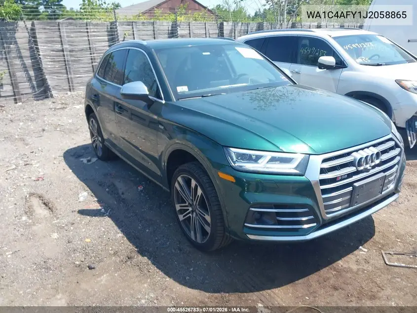 2018 Audi Sq5 3.0T Premium Plus VIN: WA1C4AFY1J2058865 Lot: 45526783