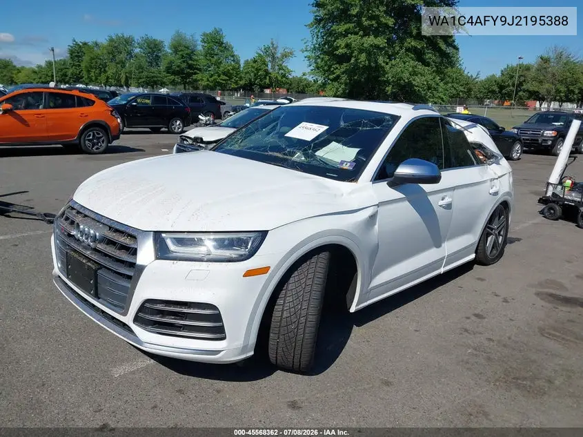 2018 Audi Sq5 3.0T Premium Plus VIN: WA1C4AFY9J2195388 Lot: 45568362