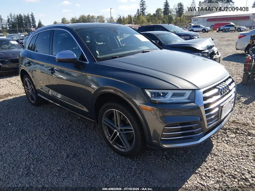 2018 Audi Sq5 3.0T Premium Plus VIN: WA1A4AFY4J2009408 Lot: 45602508