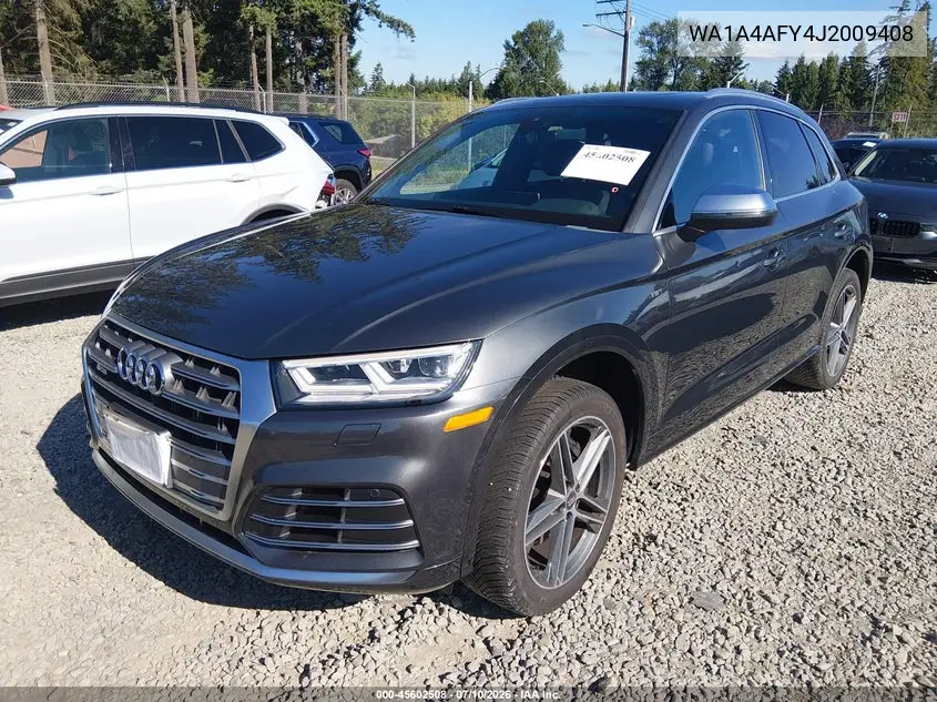 2018 Audi Sq5 3.0T Premium Plus VIN: WA1A4AFY4J2009408 Lot: 45602508