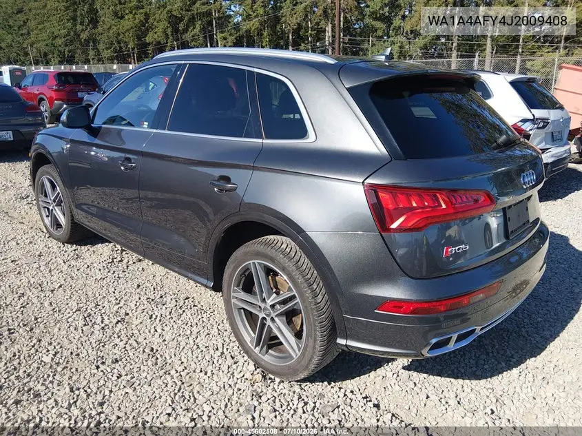 2018 Audi Sq5 3.0T Premium Plus VIN: WA1A4AFY4J2009408 Lot: 45602508