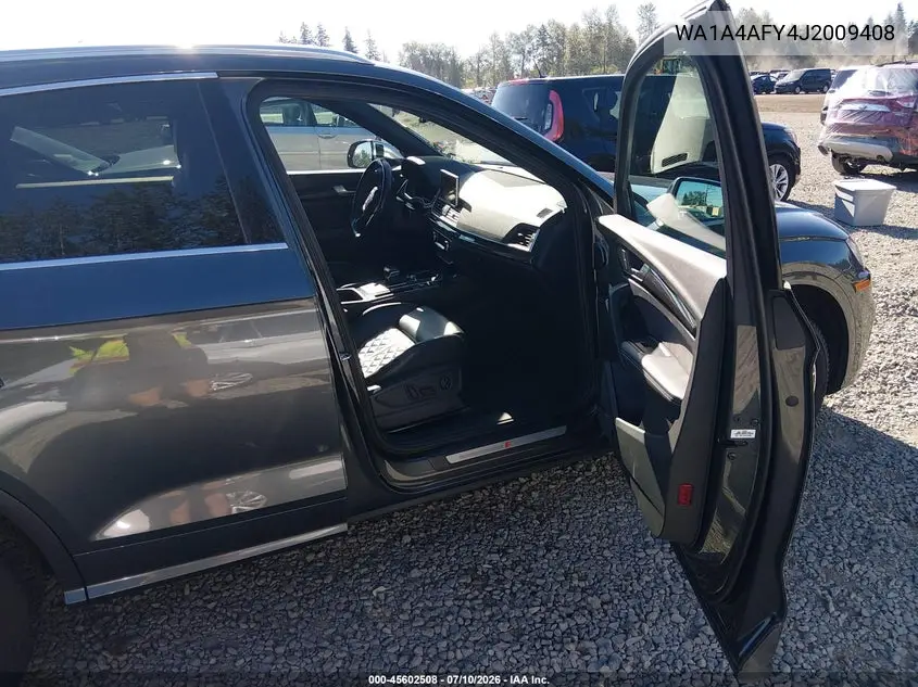 2018 Audi Sq5 3.0T Premium Plus VIN: WA1A4AFY4J2009408 Lot: 45602508
