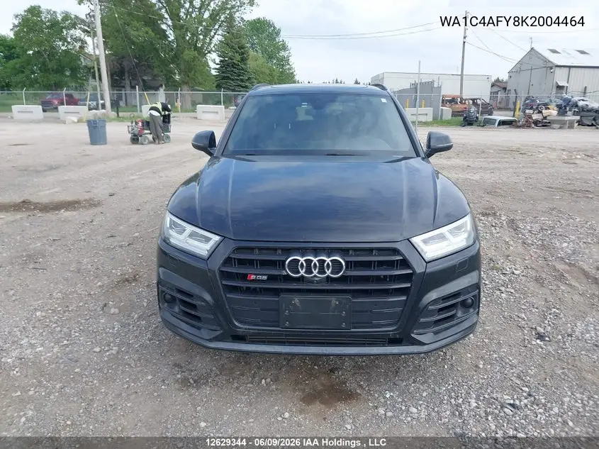 2019 Audi Sq5 VIN: WA1C4AFY8K2004464 Lot: 12629344