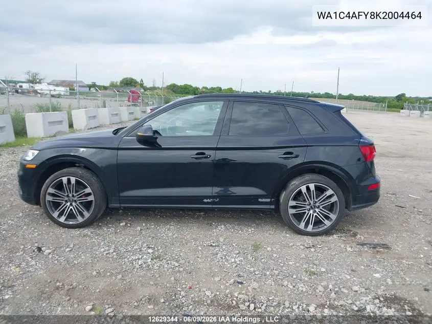 2019 Audi Sq5 VIN: WA1C4AFY8K2004464 Lot: 12629344