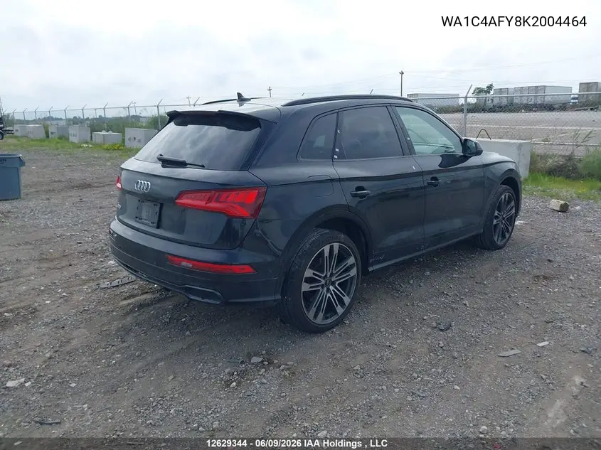 2019 Audi Sq5 VIN: WA1C4AFY8K2004464 Lot: 12629344