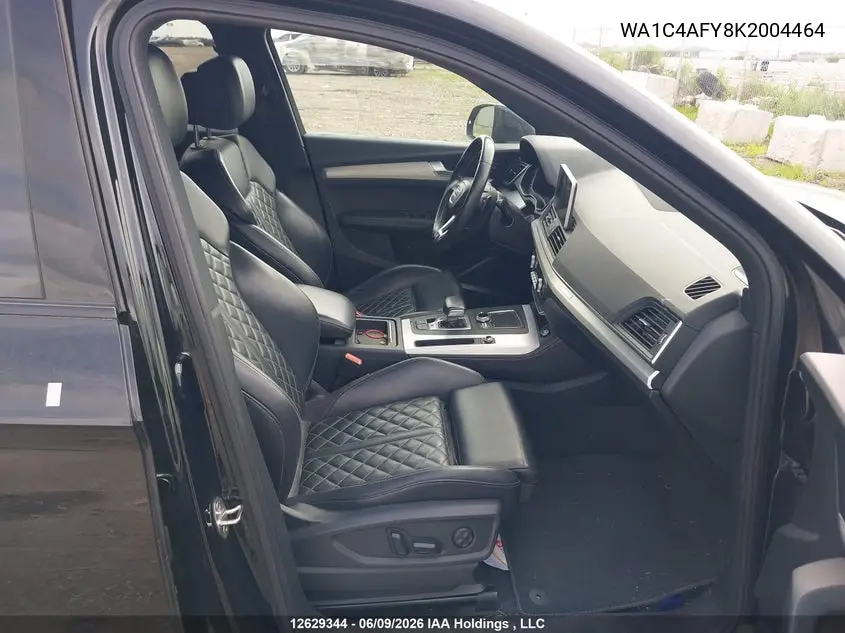 2019 Audi Sq5 VIN: WA1C4AFY8K2004464 Lot: 12629344