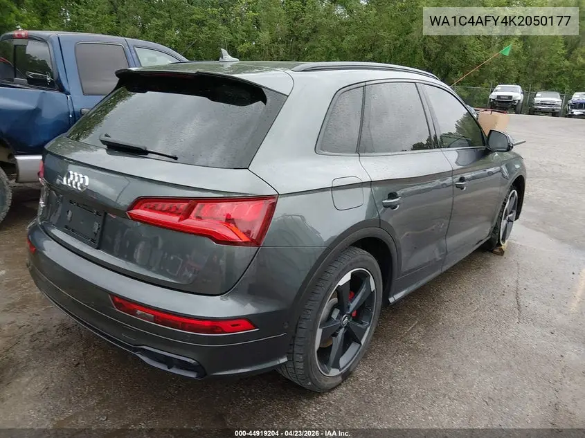 2019 Audi Sq5 3.0T Premium VIN: WA1C4AFY4K2050177 Lot: 44919204