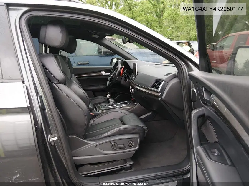 2019 Audi Sq5 3.0T Premium VIN: WA1C4AFY4K2050177 Lot: 44919204