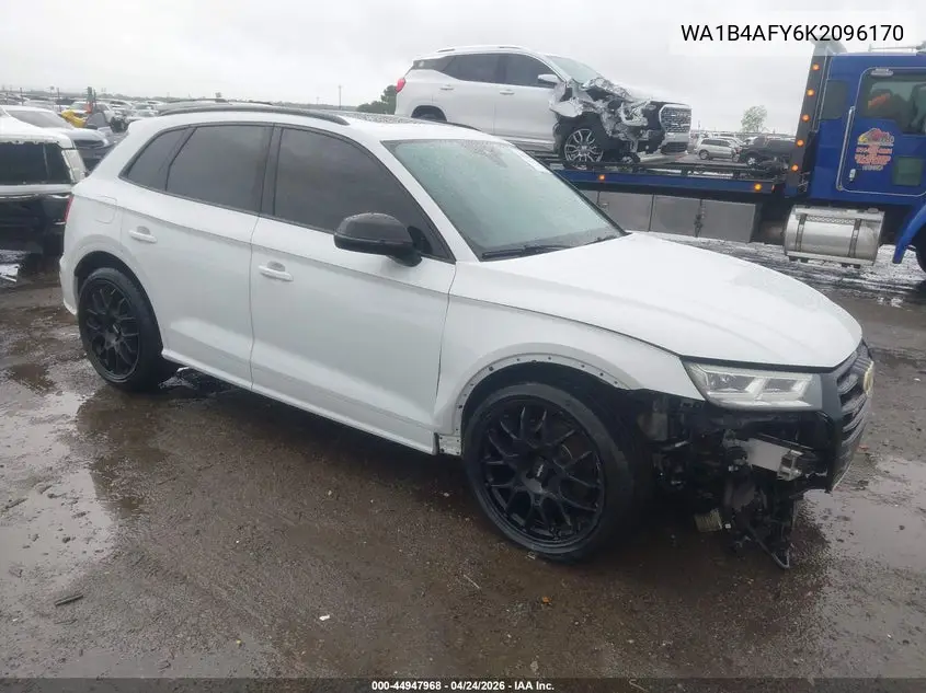 2019 Audi Sq5 3.0T Premium VIN: WA1B4AFY6K2096170 Lot: 44947968