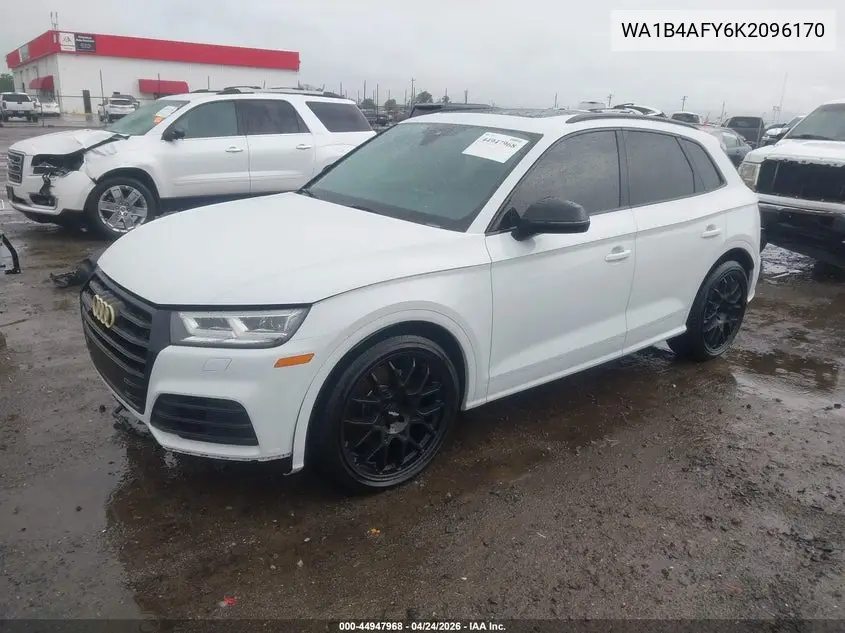 2019 Audi Sq5 3.0T Premium VIN: WA1B4AFY6K2096170 Lot: 44947968
