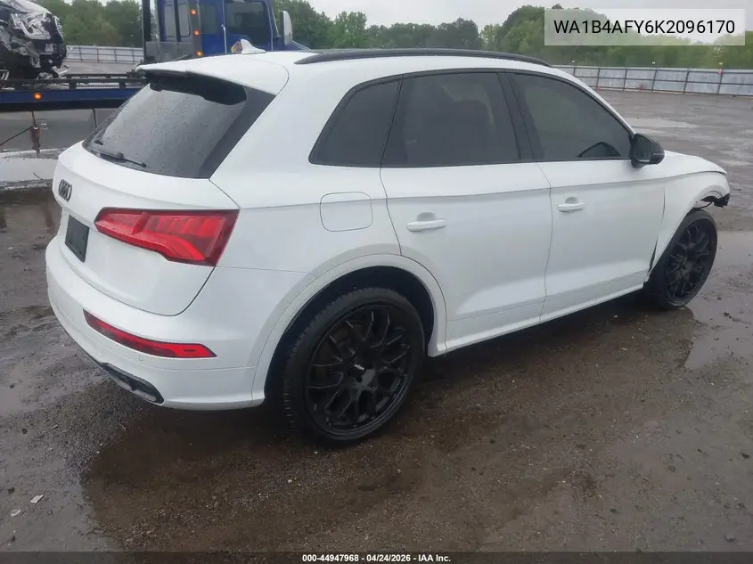 2019 Audi Sq5 3.0T Premium VIN: WA1B4AFY6K2096170 Lot: 44947968