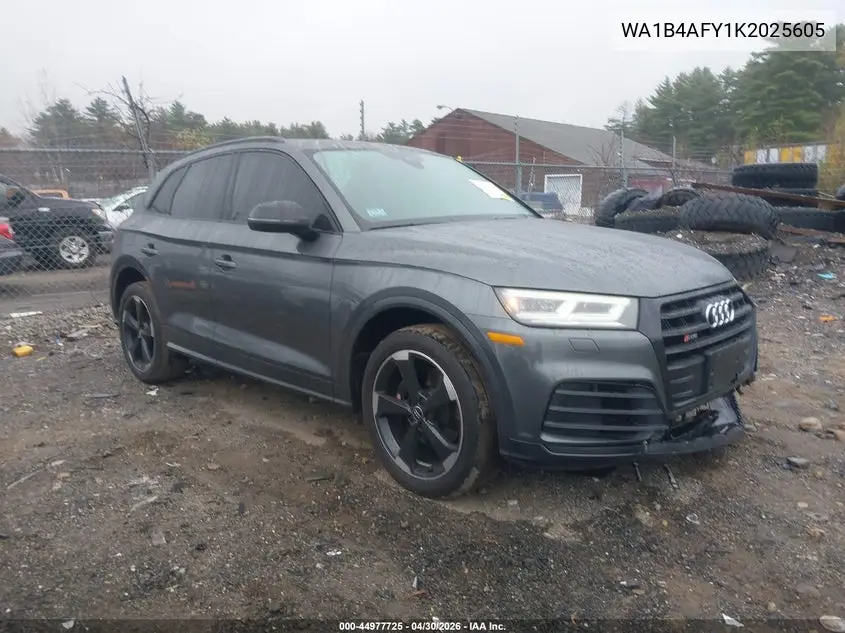 2019 Audi Sq5 3.0T Premium VIN: WA1B4AFY1K2025605 Lot: 44977725