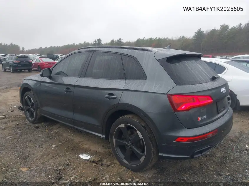 2019 Audi Sq5 3.0T Premium VIN: WA1B4AFY1K2025605 Lot: 44977725