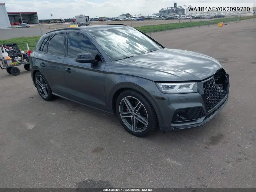 2019 Audi Sq5 3.0T Premium VIN: WA1B4AFY0K2099730 Lot: 45083267