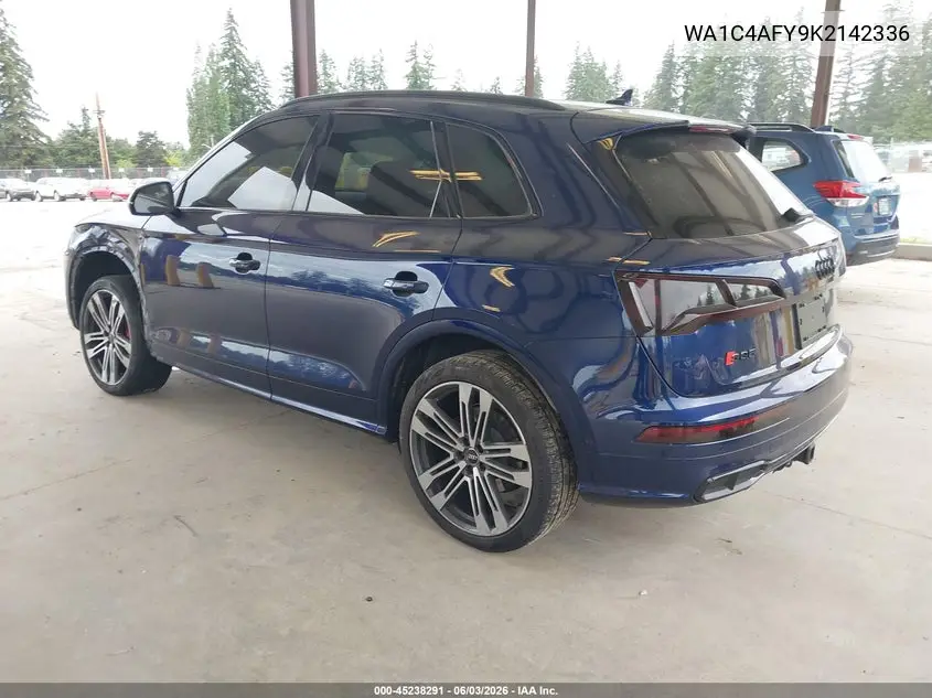 2019 Audi Sq5 3.0T Premium VIN: WA1C4AFY9K2142336 Lot: 45238291